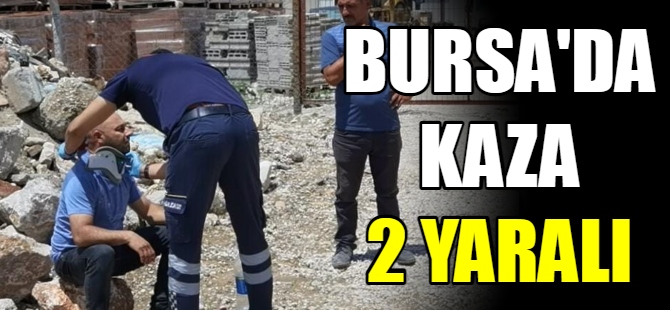 Bursa'da kaza: 2 yaralı