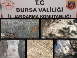 Bursa'da tarihi eser operasyonu