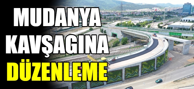 Mudanya kavşağında trafik düzenlemesi