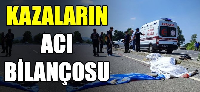 Trafik canavarı durmak bilmiyor