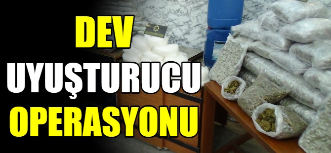 Büyük uyuşturucu operasyonu