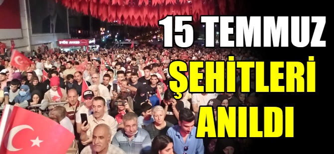 15 Temmuz şehitleri Bursa'da anıldı