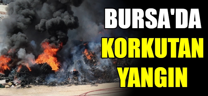 Bursa'da korkutan yangın