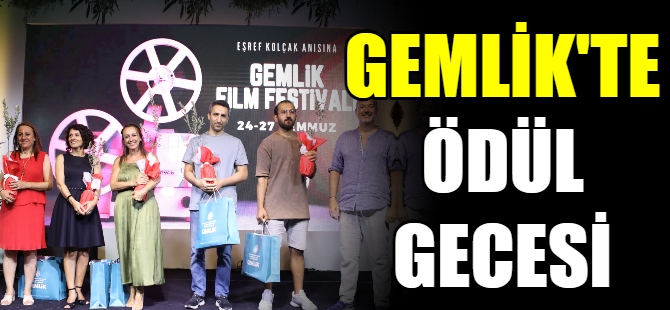 Gemlik Film Festivali’nde ödül gecesi