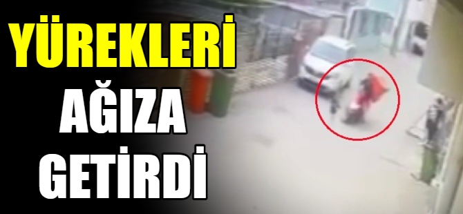 Yola atlayan çocuk yürekleri ağıza getirdi