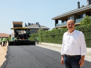 Mudanya'da yollar yenileniyor
