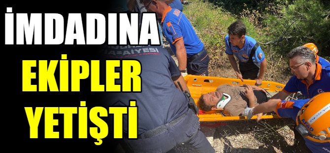 İmdadına ekipler yetişti