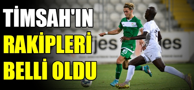 Bursaspor'un rakipleri belli oldu