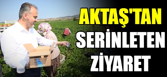 Başkan Aktaş'tan serinleten ziyaret