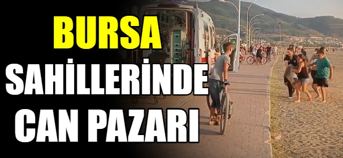 Bursa sahillerinde can pazarı