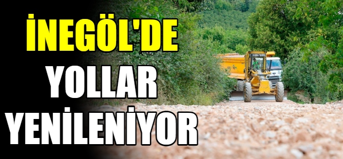 İnegöl'de yollar yenileniyor