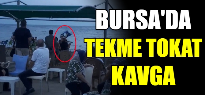 Bursa'da tekme tokat kavga