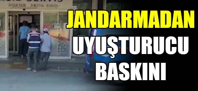 Jandarmadan uyuşturucu baskını