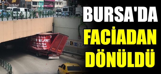 Bursa'da faciadan dönüldü