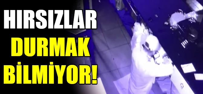 Hırsızlar ne bulursa çalıyor