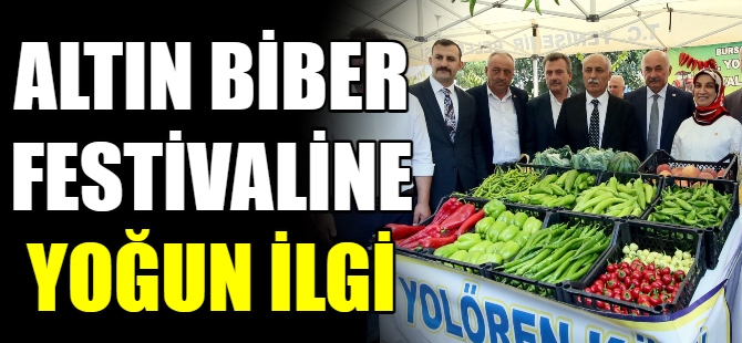 Altın Biber Festivaline yoğun ilgi