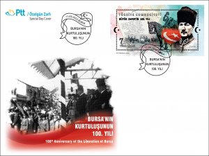PTT'den Bursa'nın kurtuluş günü pul sergisi