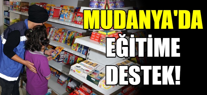 Mudanya'da eğitime destek