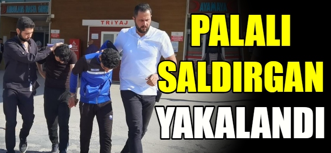 Palalı saldırganlar yakalandı