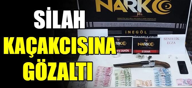 Silah kaçakçılarına suç üstü