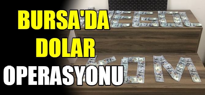 Sahte dolar operasyonu