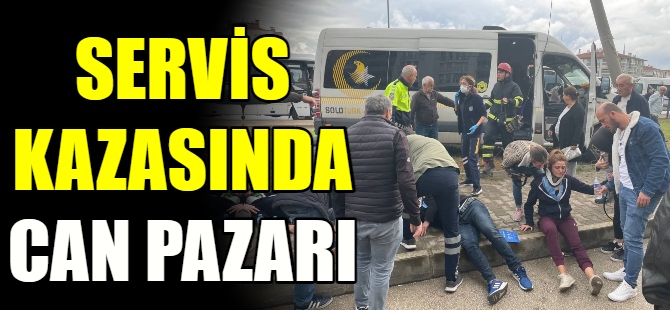 Servis minibüsünde can pazarı