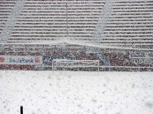 Trabzonspor-Beşiktaş maçına kar engeli