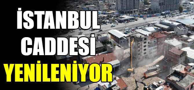 İstanbul Caddesi yenileniyor