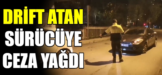 Polisten kaçtı, cezadan kaçamadı