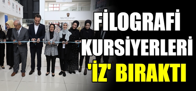 Filografi kursiyerleri ‘İz’ bıraktı