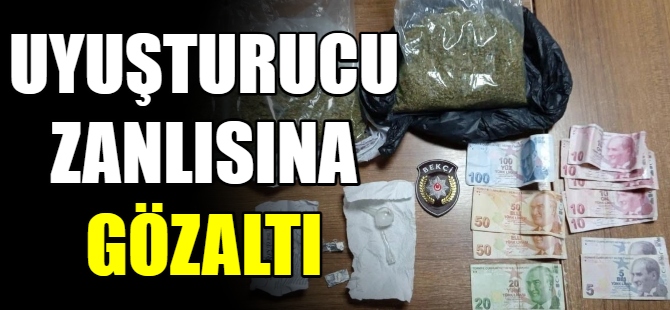 Uyuşturucu zanlısına gözaltı