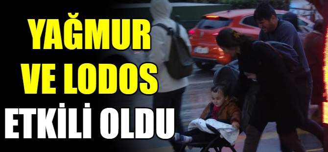 Bursa'da lodos ve yağmur etkili oldu