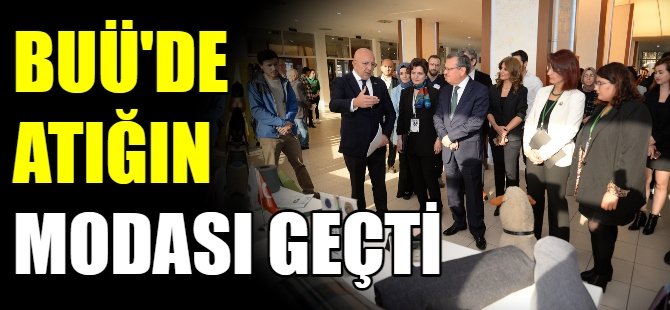 BUÜ'de atığın modası geçti