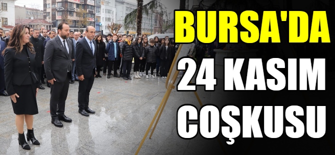 Öğretmenler günü Bursa'da kutlandı