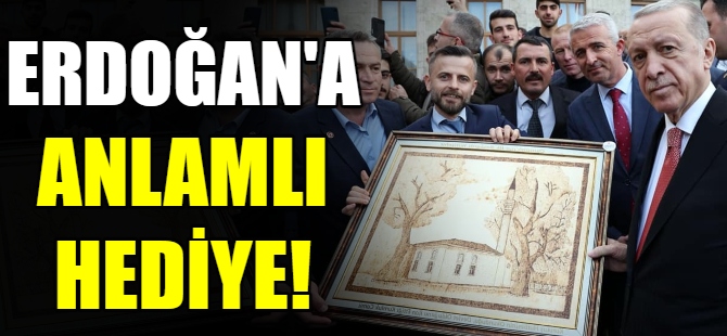 Bursalı gençlerden Erdoğan’a hediye