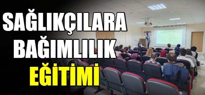 Sağlıkçılara bağımlılık eğitimi