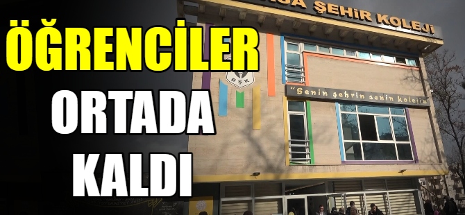 Bursa'da özel okulda iflas şoku