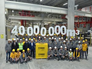 59 yılda 40 milyon metreküp Ytong üretti