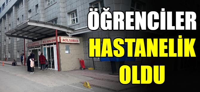 Bursa'da öğrenciler hastanelik oldu