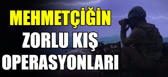 Mehmetçiğin zorlu kış operasyonları