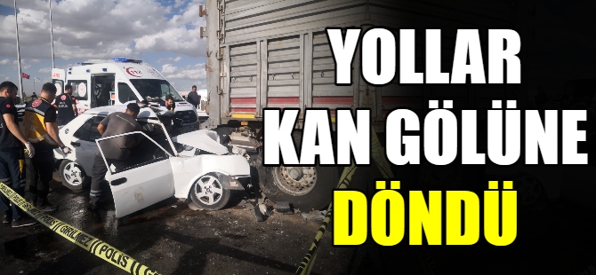 Yollar kan gölüne döndü