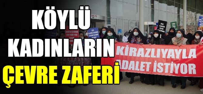 Köylü kadınların çevre zaferi