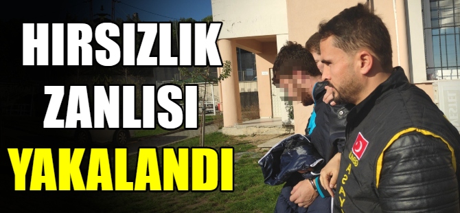 Hırsızlık zanlısı yakalandı