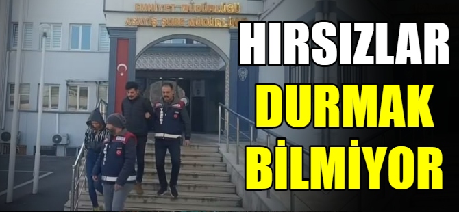 Hırsızlar durmak bilmiyor