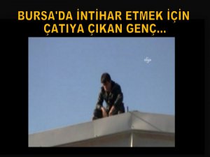 Çatıya çıktı,kendini doğradı...