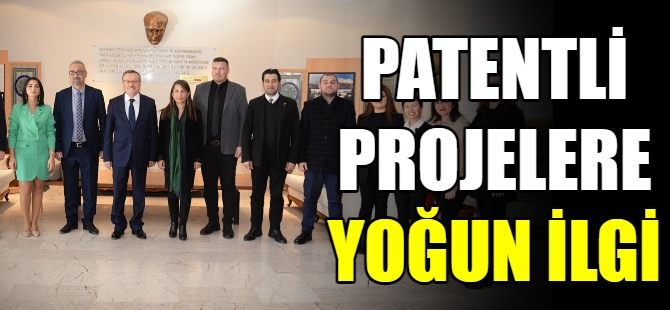 Patentli projelere yoğun ilgi