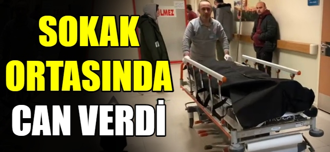 Sokak ortasında can verdi