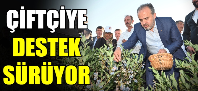 Çiftçiye destek sürüyor