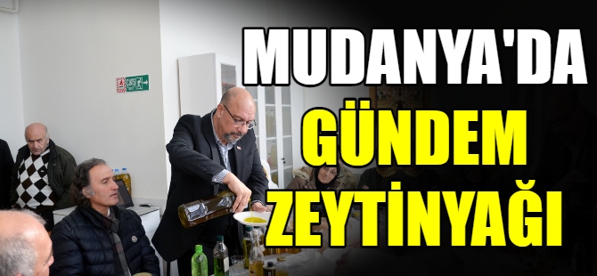 Mudanya'da gündem zeytinyağı