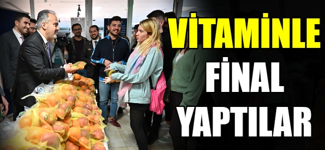 Öğrencilere vitamin desteği